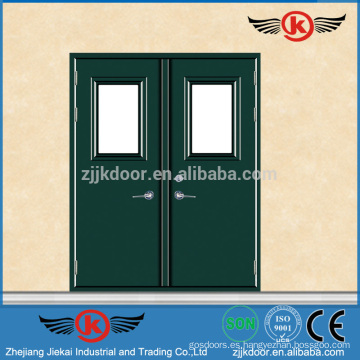 JK-F9008 Puertas dobles de metal Lowes, ignífugo Exterior